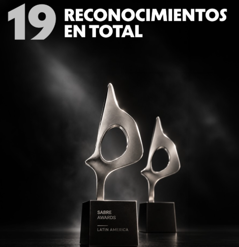 ágora alcanza un récord de 19 reconocimientos en los SABRE Awards Latin America 2026