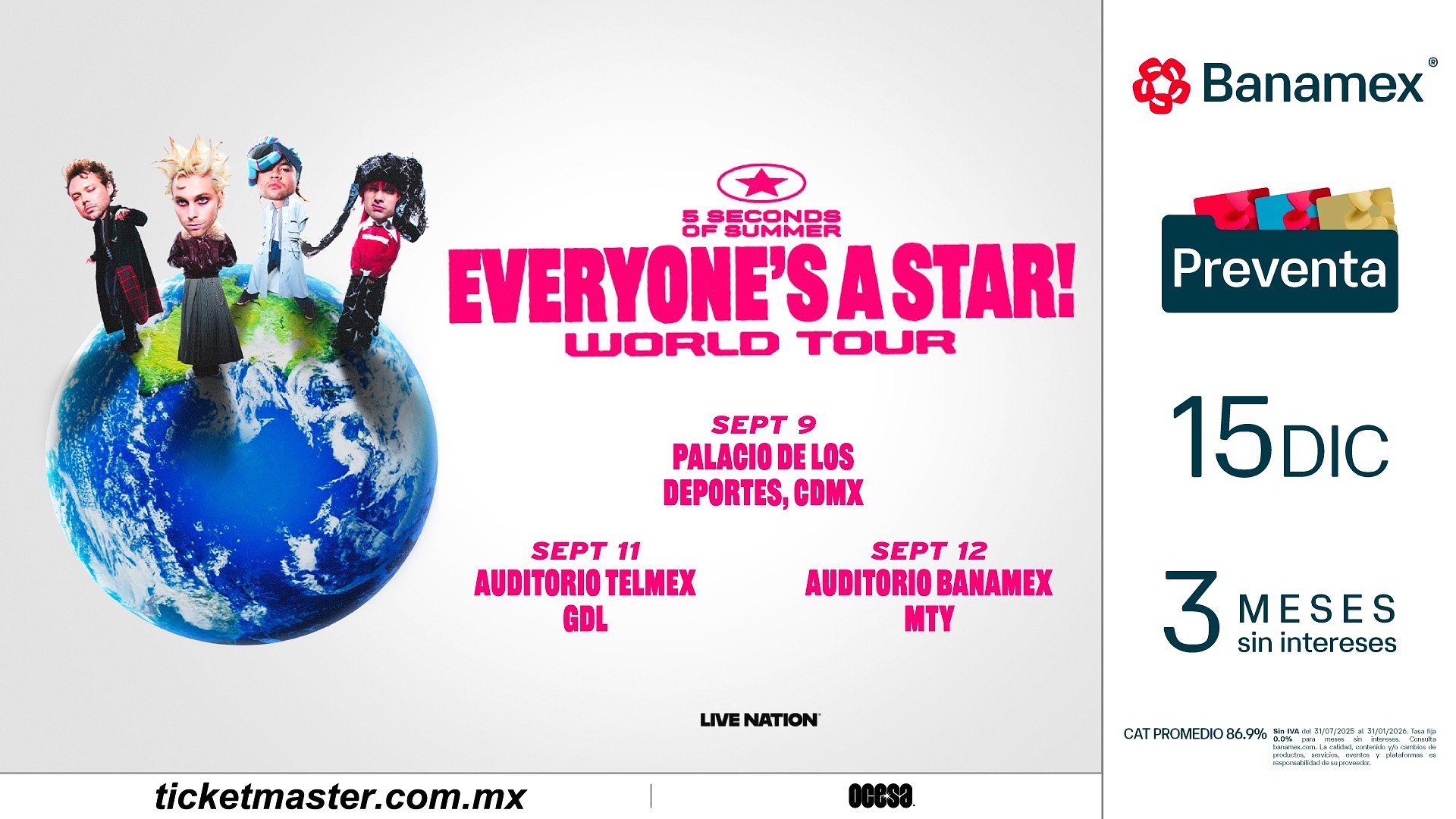 5 Seconds of Summer regresa a México: ¡faltan dos días para el encuentro con sus fans!