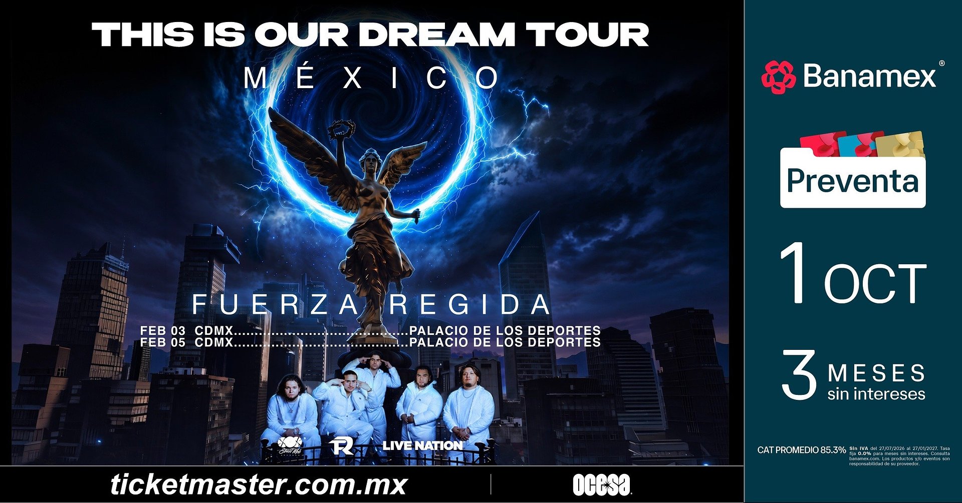 Fuerza Regida vuelve a la Ciudad de México con dos noches de This Is Our Dream Tour