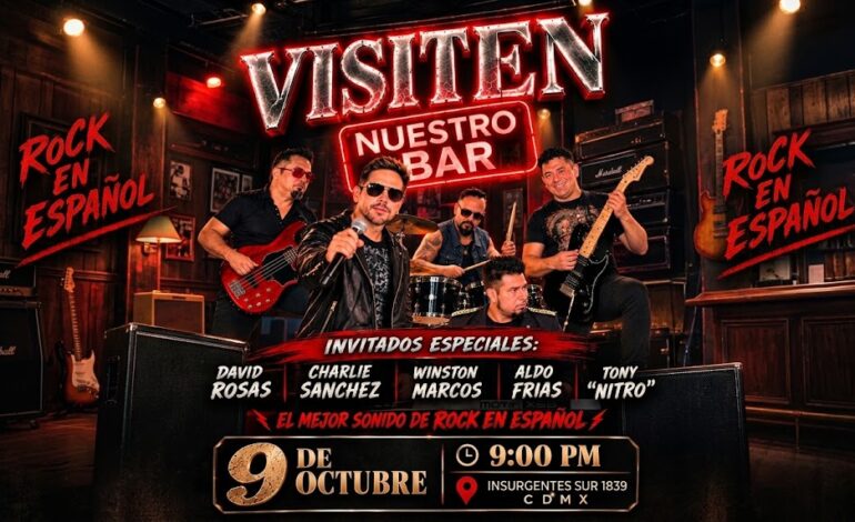 “Visiten Nuestro Bar” abrirá sus puertas con dos noches para celebrar el rock en español