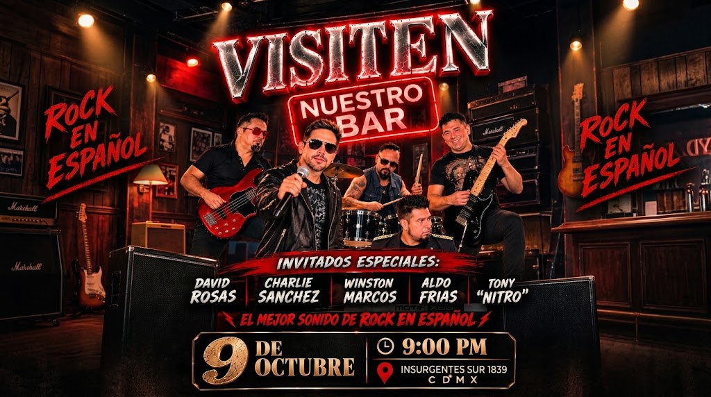 “Visiten Nuestro Bar” abrirá sus puertas con dos noches para celebrar el rock en español