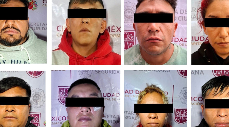 Detienen a ocho presuntos narcomenudistas tras operativos en Benito Juárez y Miguel Hidalgo
