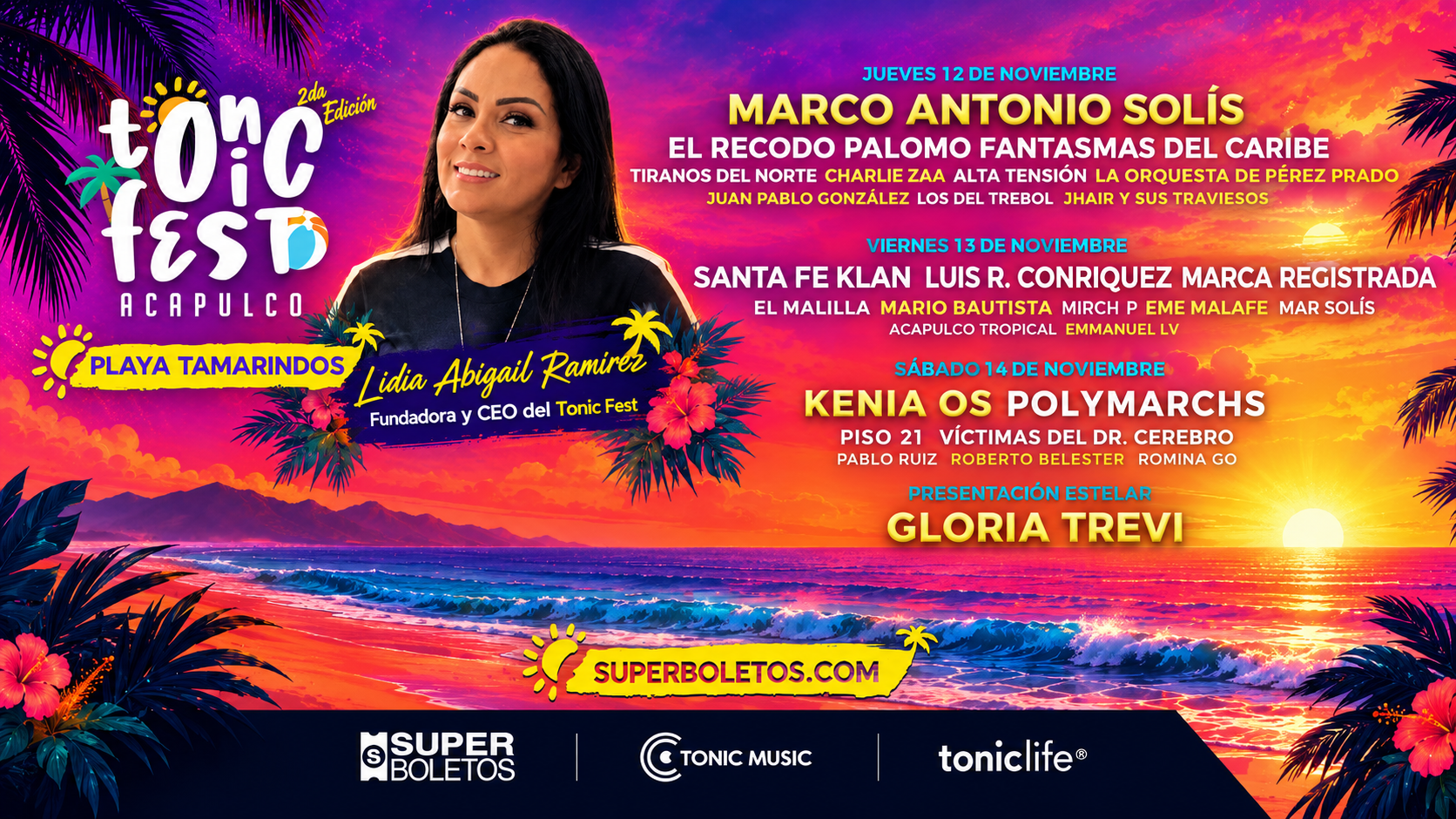 Lidia Abigail Ramírez apuesta por TONIC FEST 2026 como motor de inversión, turismo y reactivación económica en Acapulco