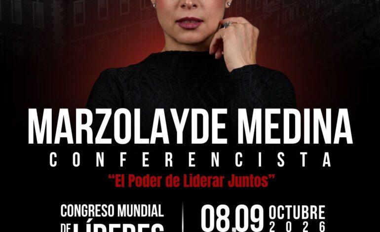 Marzolayde Medina destacó en el Congreso Mundial de Líderes 2026 en Harvard Faculty Club