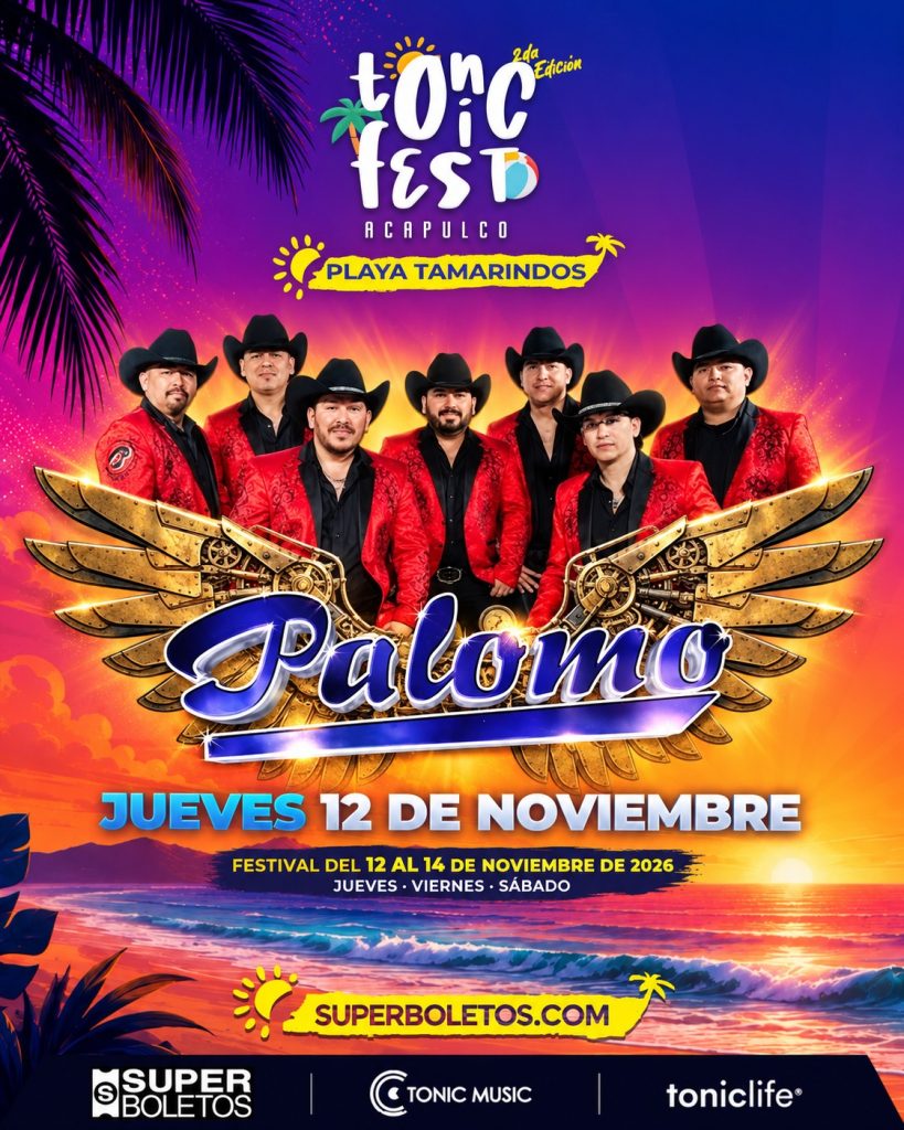 PALOMO TONIC FEST CARTEL OCT 2026