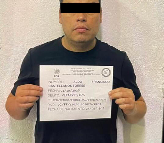 Decretan prisión preventiva contra el abogado, Aldo Francisco Castellanos Torres, presunto integrante de una red vinculada al CJNG