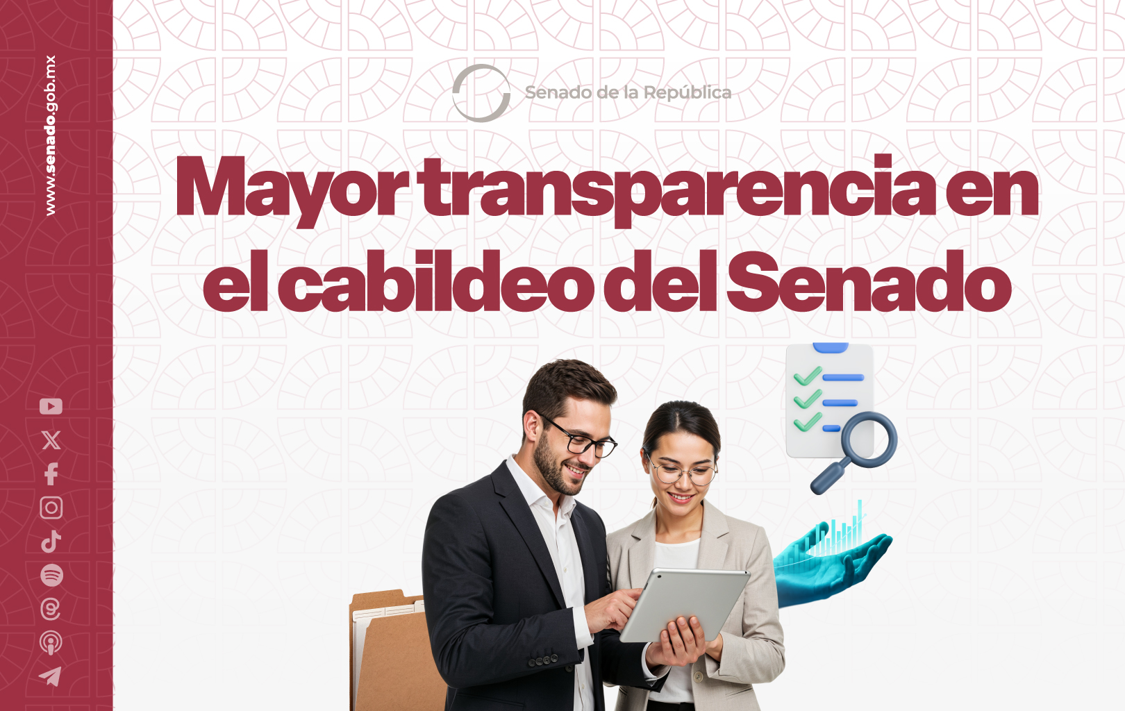 Impulsa senador Higinio Martínez nuevo Padrón de Cabilderos de Cámara de Senadores