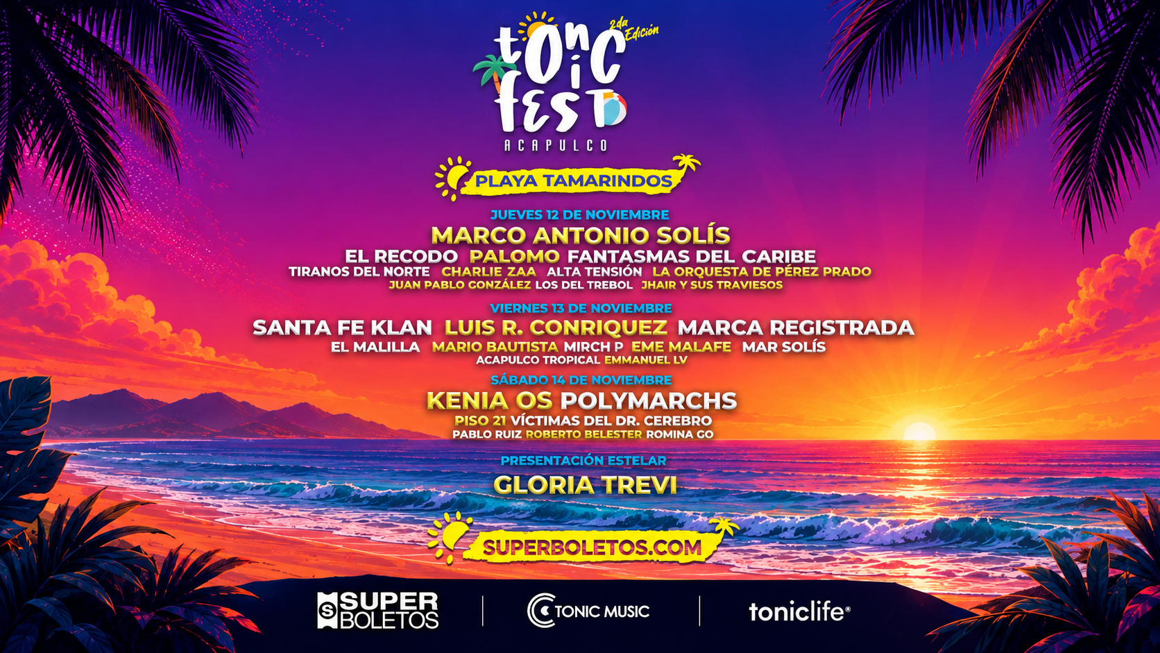 TONIC FEST BUSCA DEVOLVER A ACAPULCO LA EUFORIA DE LOS GRANDES ENCUENTROS MUSICALES