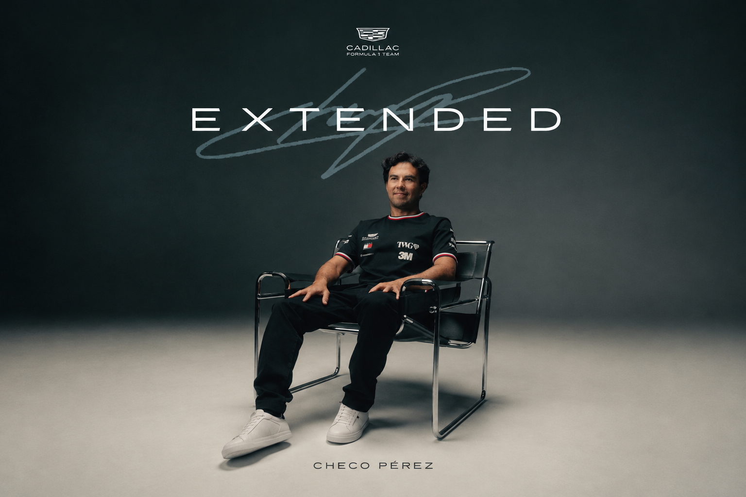 Checo Pérez renueva su contrato con Cadillac hasta el 2029: «Vamos por la victoria»