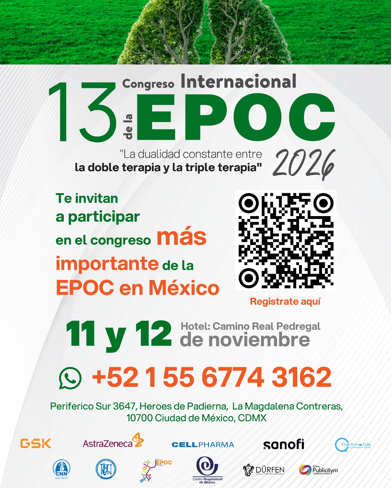 Impulsa congreso detección temprana contra EPOC y secuelas