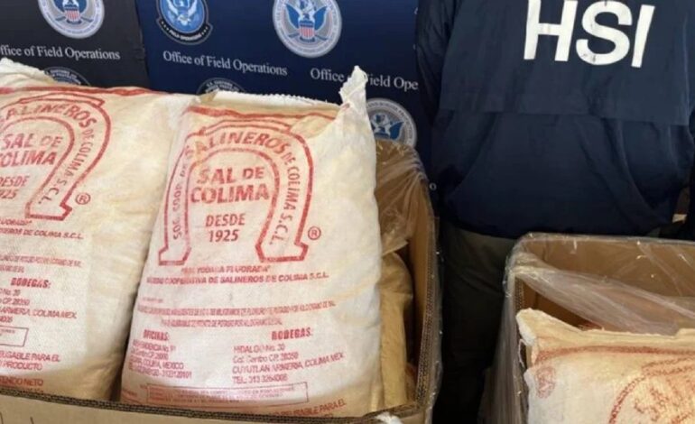 Decomisan más de una tonelada de metanfetamina en un camión que intentaba cruzar la frontera entre México y EU