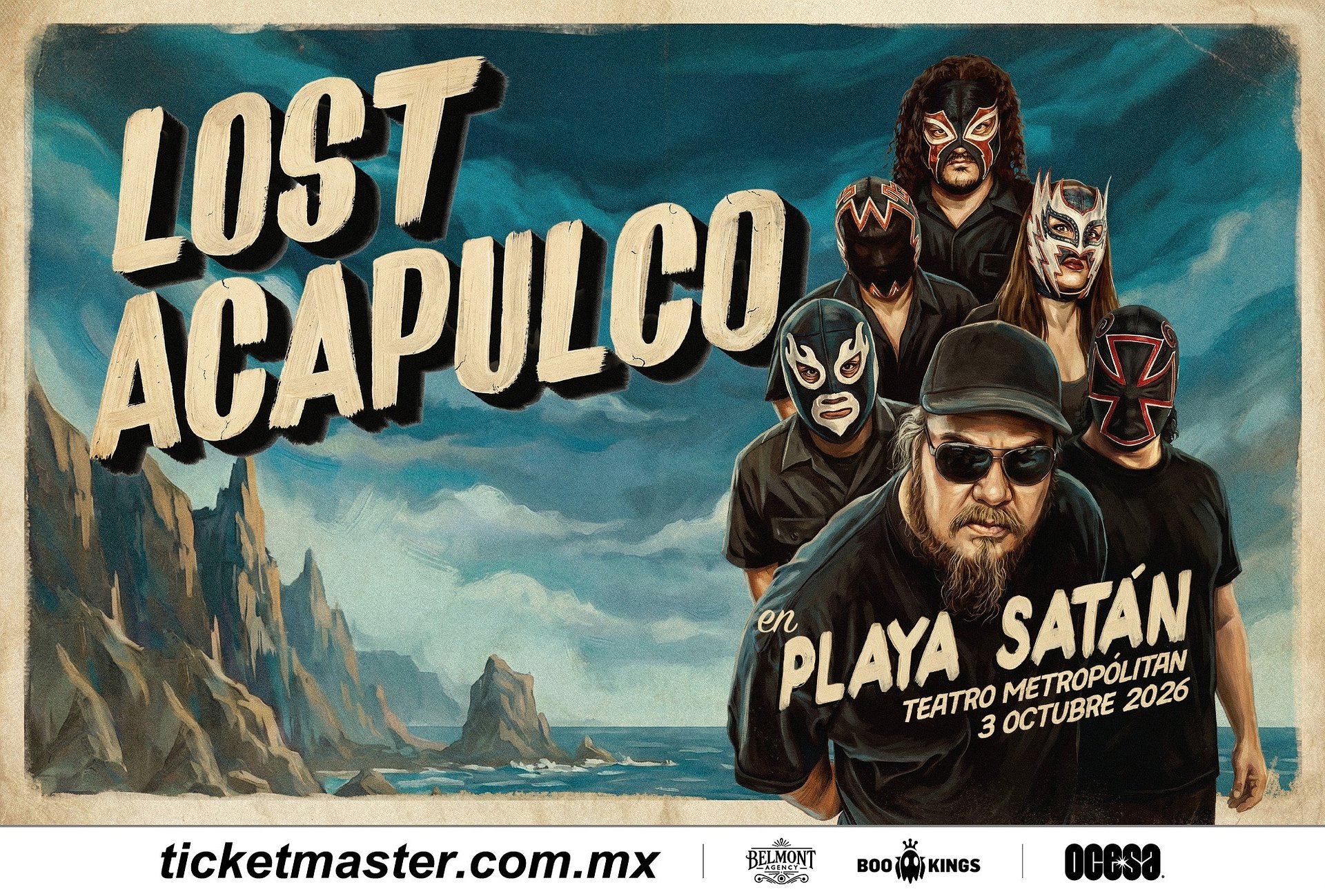 Lost Acapulco llega mañana al Metropólitan para desatar una noche de surf y culto