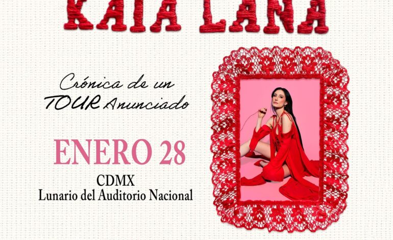 Kaia Lana llevará su crónica de desamor al Lunario en enero de 2027