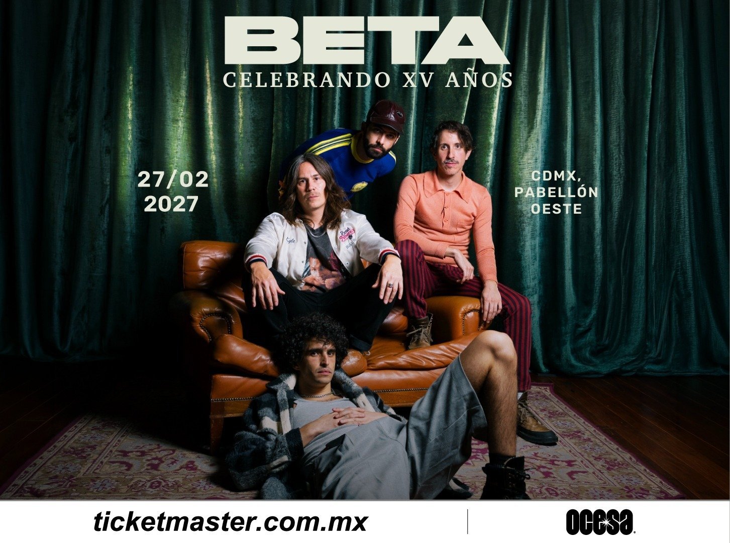 BETA llevará su rock alternativo al Pabellón Oeste tras su nominación al Latin Grammy