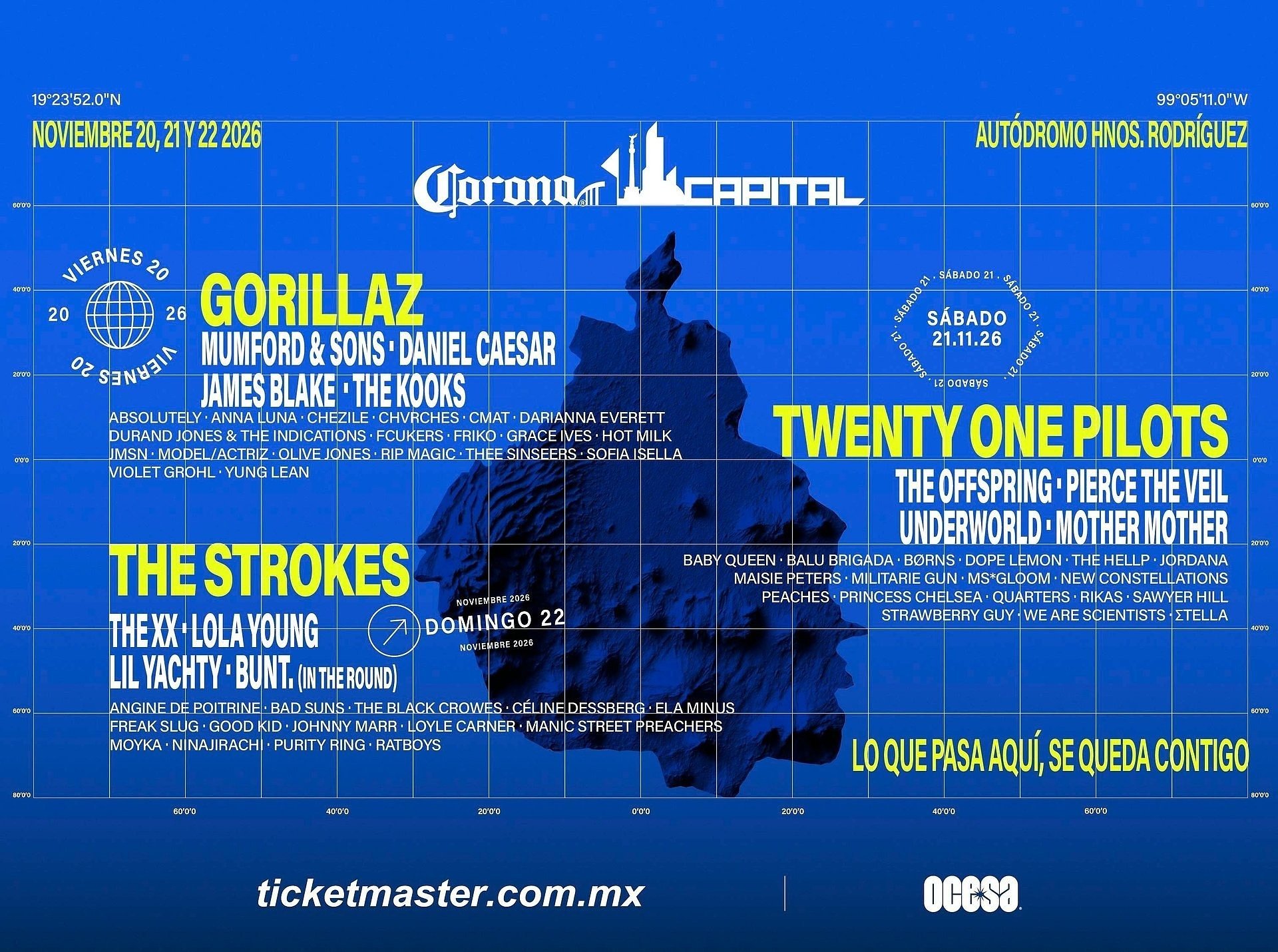 Corona Capital supera los 3 millones de asistentes y fortalece la economía de la CDMX