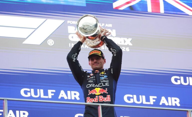 Verstappen gana un caótico GP de Baréin; ‘Checo’ Pérez finalizó 19