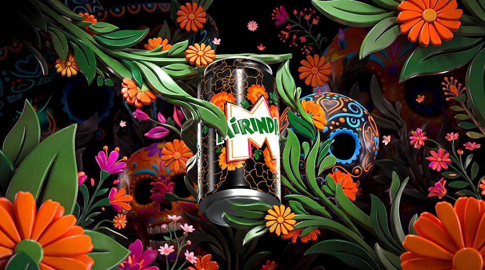 Mirinda® celebra el Día de Muertos con una edición especial que honra el color y la tradición de México