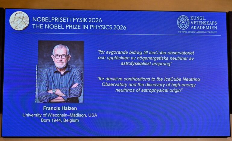 nobel de fisica a francis halzen
