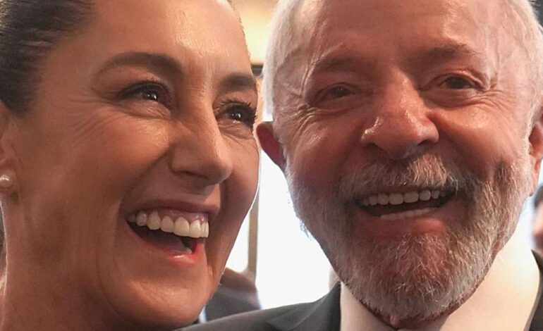Celebra Sheinbaum el triunfo de Lula en Brasil